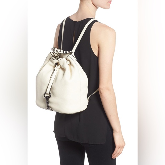 Rebecca Minkoff Blythe drawstring Backpack -NEW with tags - Picture 3 of 15